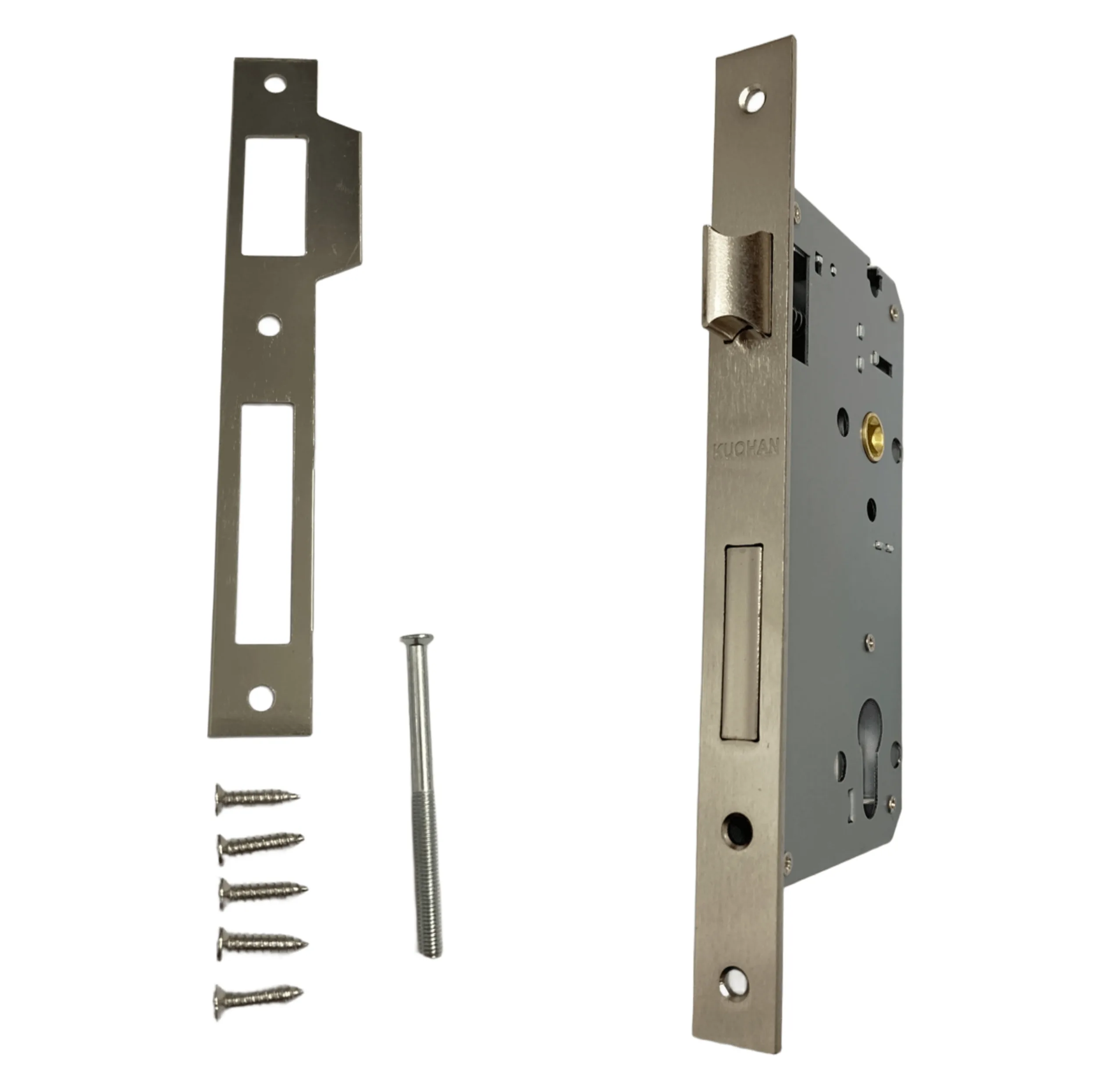 قفل در سوییچی آماتیس کد 9CM SS به همراه مقابل قفل