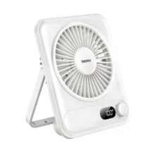 پنکه شارژی ریمکس مدل F03 ظرفیت 1200 میلی آمپر ساعت
