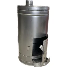 بخاری هیزمی مدل گرد75cm
