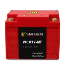 باتری موتورسیکلت 12 ولت 7 آمپر دبلیو استاندارد مدلWEX1L7-MF