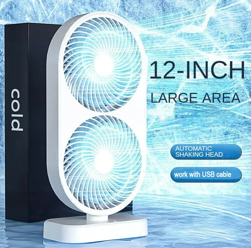 پنکه رومیزی طرح Double Fan