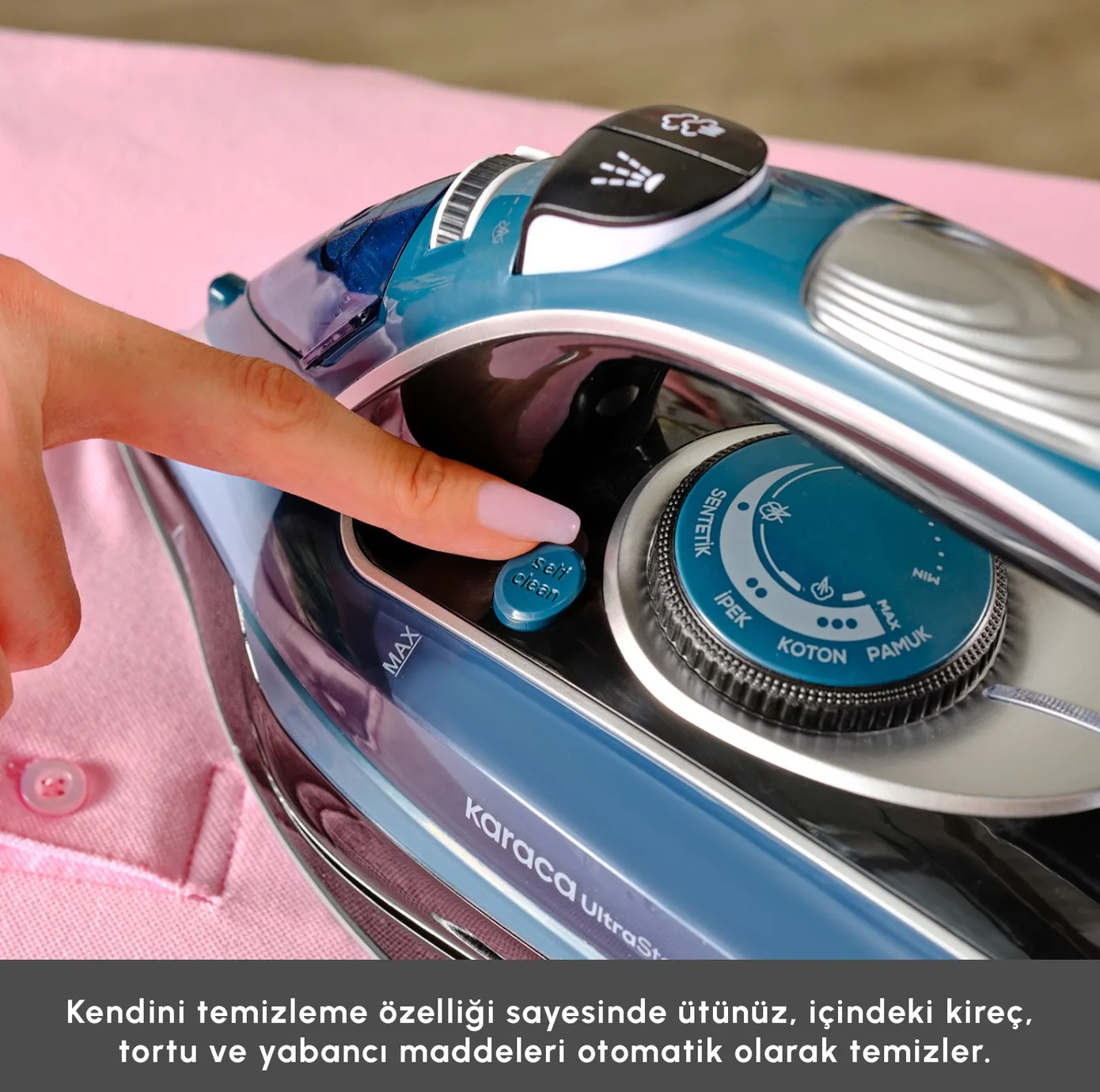 اتو بخار 3000 وات کاراجا مدل Vantuz Ultrasteam