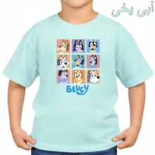تی‌شرت آستین کوتاه بچگانه مدل داستان کد بلویی v1