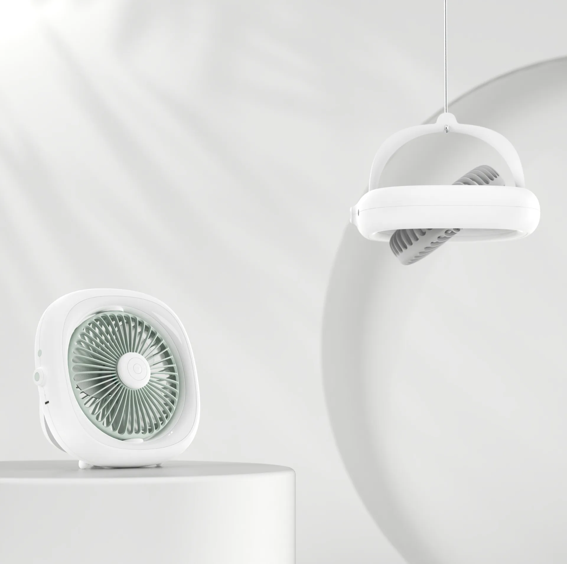 فن رومیزی مدل Multi Functional Fan ظرفیت 4000 میلیآمپر ساعت