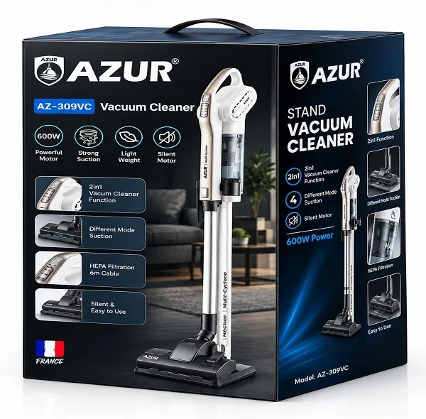جاروبرقی 600 وات آزور مدل AZ-309VC