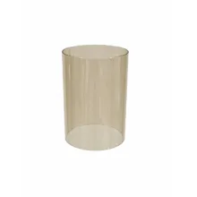شمعدان مدل شیشه ای دانژه مناسب برای شمع استوانه ای مجموعه 2 عددی