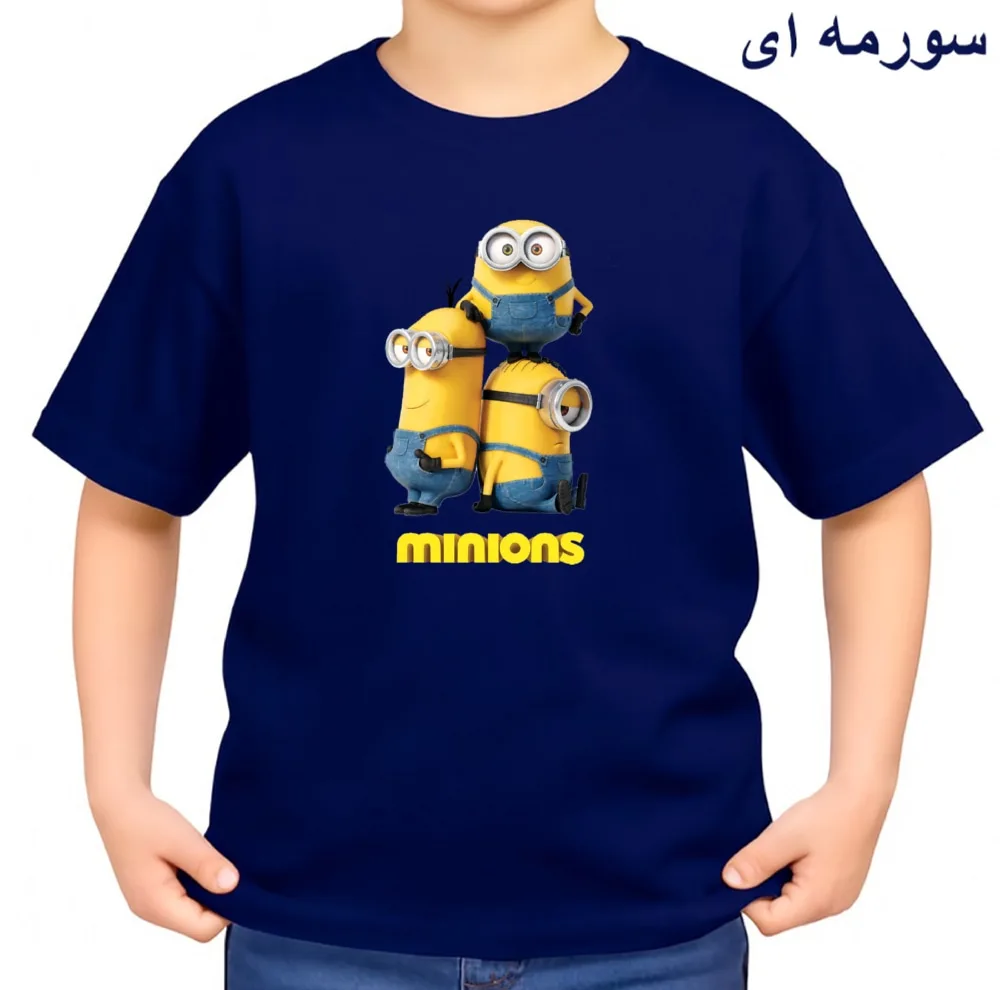تی‌شرت آستین کوتاه بچگانه مدل مینیون کد v2