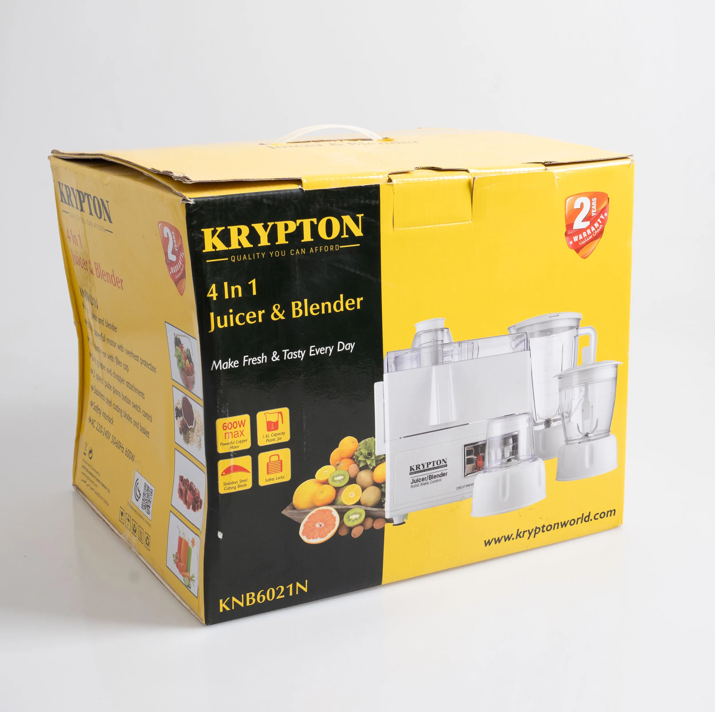 آبمیوهگیری ۶۰۰ وات کریپتون مدل KNB6021N