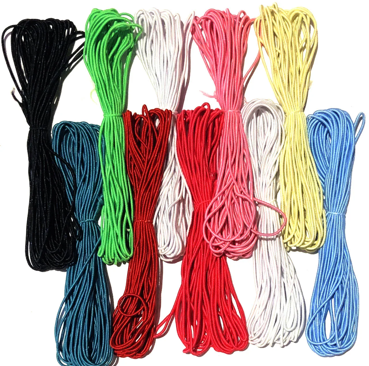 کش قیطان رنگی کد 010 بسته 10 عددی 50 متر