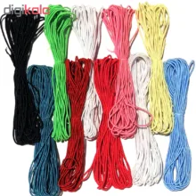 کش قیطان رنگی کد 010 بسته 10 عددی 50 متر