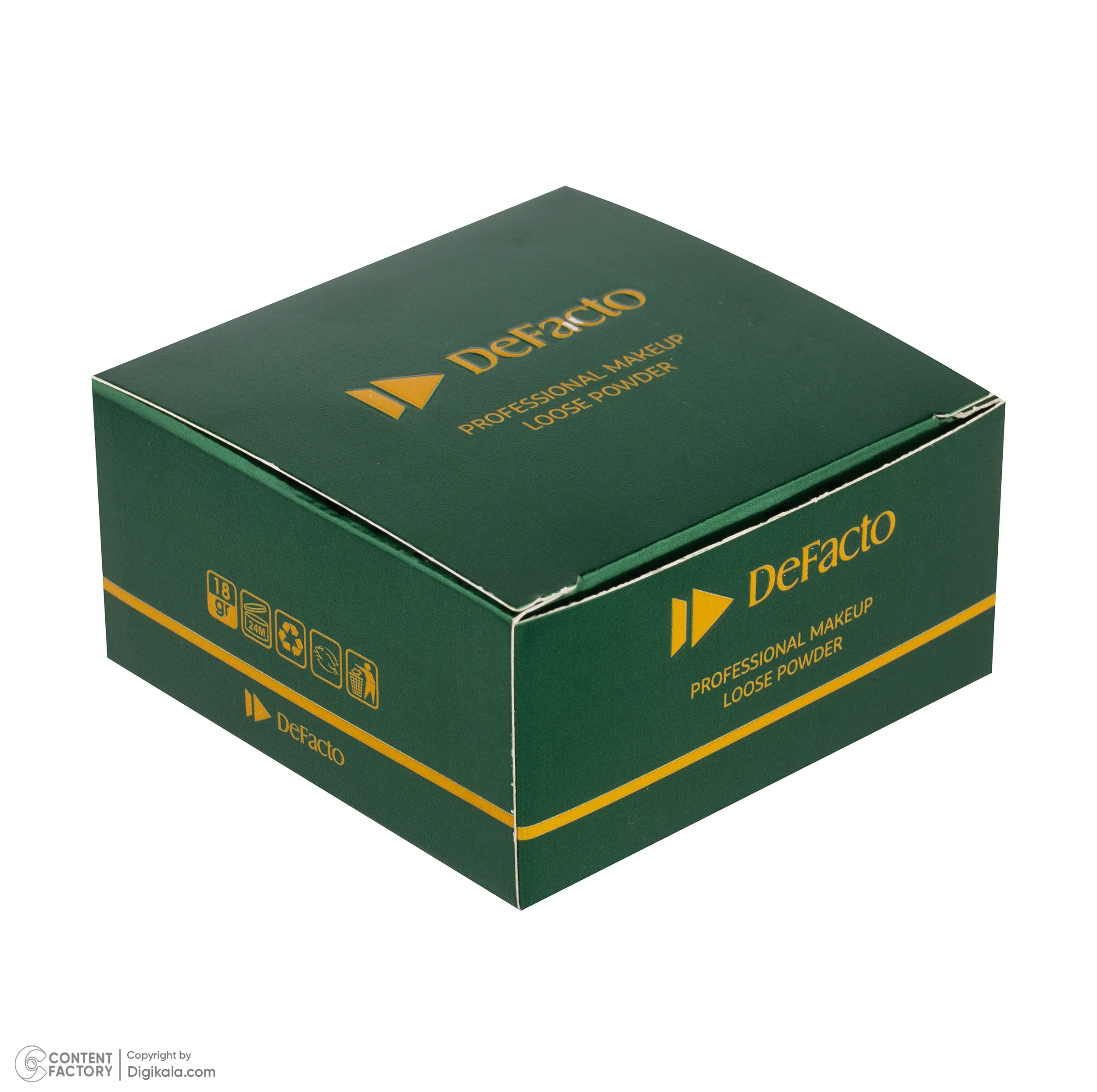 پودر تثبیت‌کننده آرایش صورت دیفکتو مدل professional وزن 18 گرم