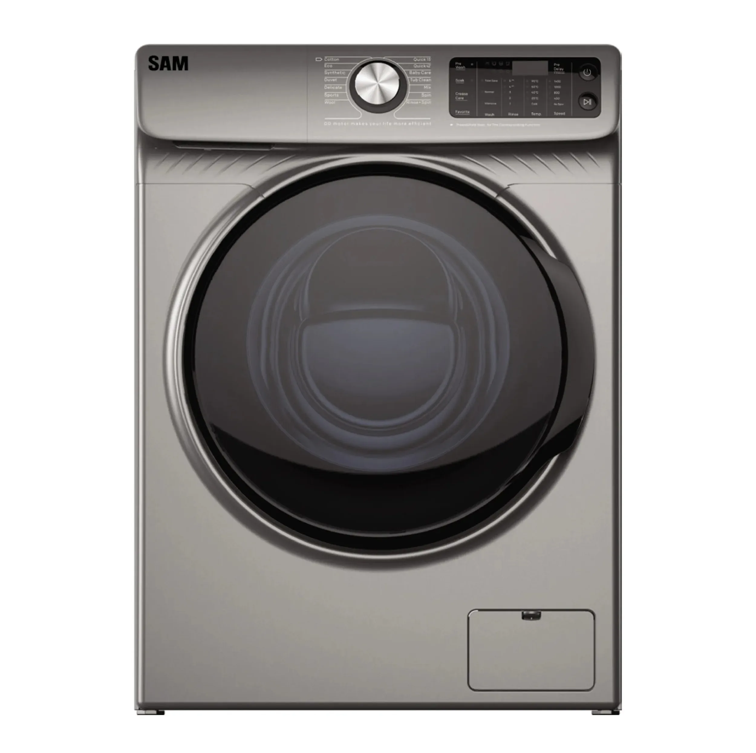 ماشین لباسشویی 9 کیلوگرم اتوماتیک سام مدل DD-P1480/IN