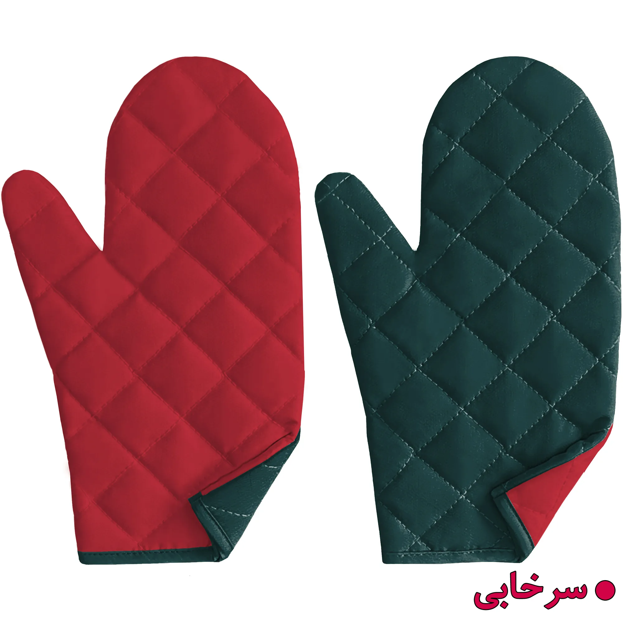 دستکش فر راولا کد N109 مجموعه 2 عددی