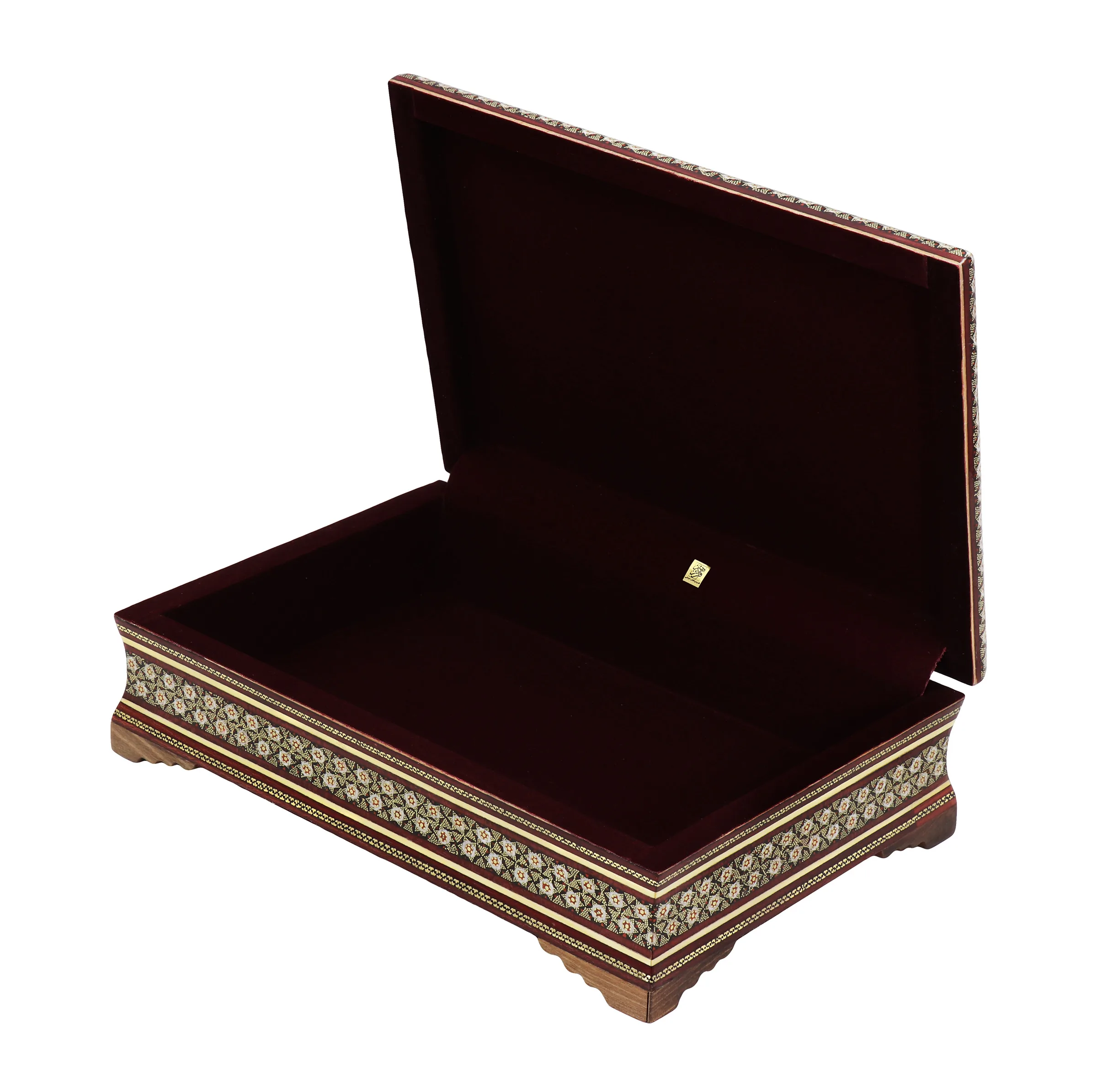 جعبه خاتمکاری چوبی فراز هنر کد 2230