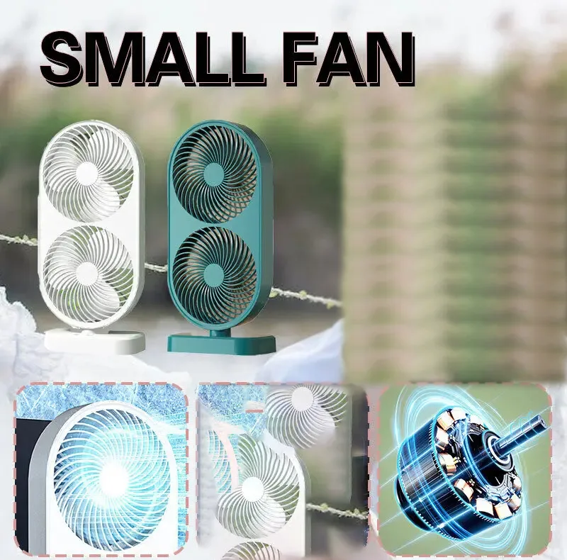 پنکه رومیزی طرح Double Fan