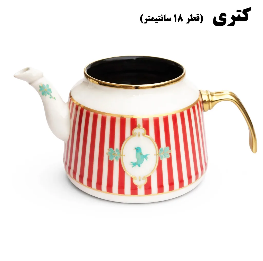 ست کتری و قوری میس بتی مدل BLEEISIMA گنجایش کتری 2 لیتر گنجایش قوری 1 لیتر