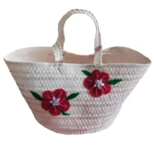 زنبیل حصیری مدل m 140013