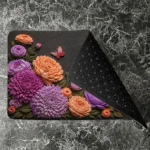 پادری مدل رویه مخمل طرح ترک کد 2506 مناسب برای فضای داخلی مجموعه دو عددی