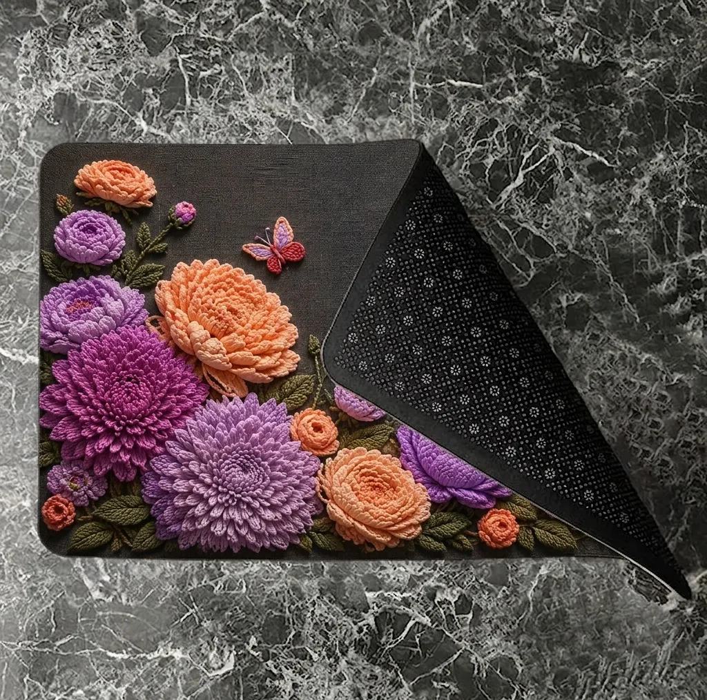 پادری مدل رویه مخمل طرح ترک کد 2506 مناسب برای فضای داخلی مجموعه دو عددی
