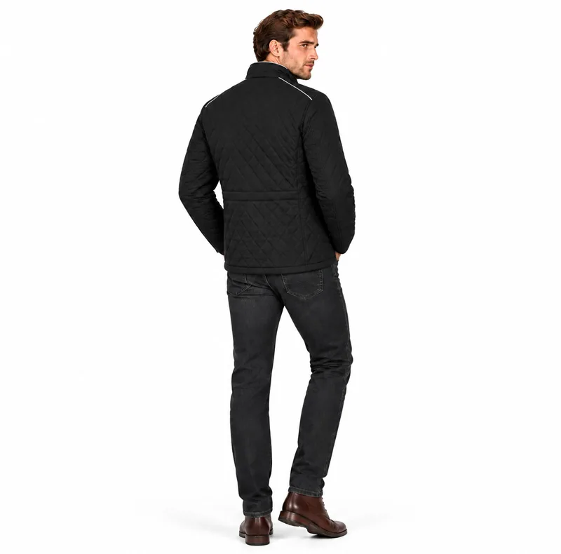 کاپشن مردانه یقه ایستاده مدل M17