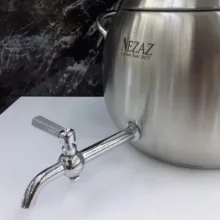 ست کتری و قوری نزاز مدل توس گنجایش 6 لیتر