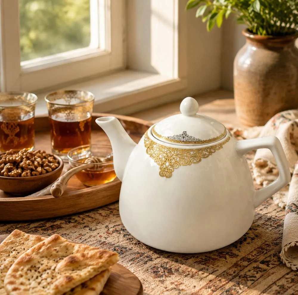 قوری صنایع تقدیس کد 02 گنجایش 900 میلی لیتر