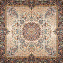 رومیزی ترمه نگین خاتم یزد طرح افشاری کد LMSRM2