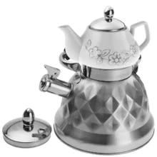ست کتری و قوری مدل 4036 گنجایش کتری 3 لیتر گنجایش قوری 0.75 لیتر