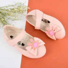 کفش دخترانه مدل خرگوشی برچسبی KLBS.3597