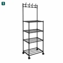 شلف ایستاده لومیز مدل Hook Storage Rack 4 طبقه