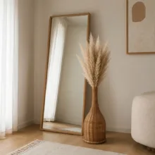 گلدان حصیر بافی کد 65