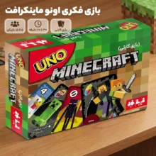 بازی فکری کارتی مدل ماینکرافت با تعداد بازیکن 5 تا 15 نفر، مدت زمان بازی 30 تا 60 دقیقه، تاکتیک جمعآوری امتیاز، درجه سختی متوسط، تولید ایران