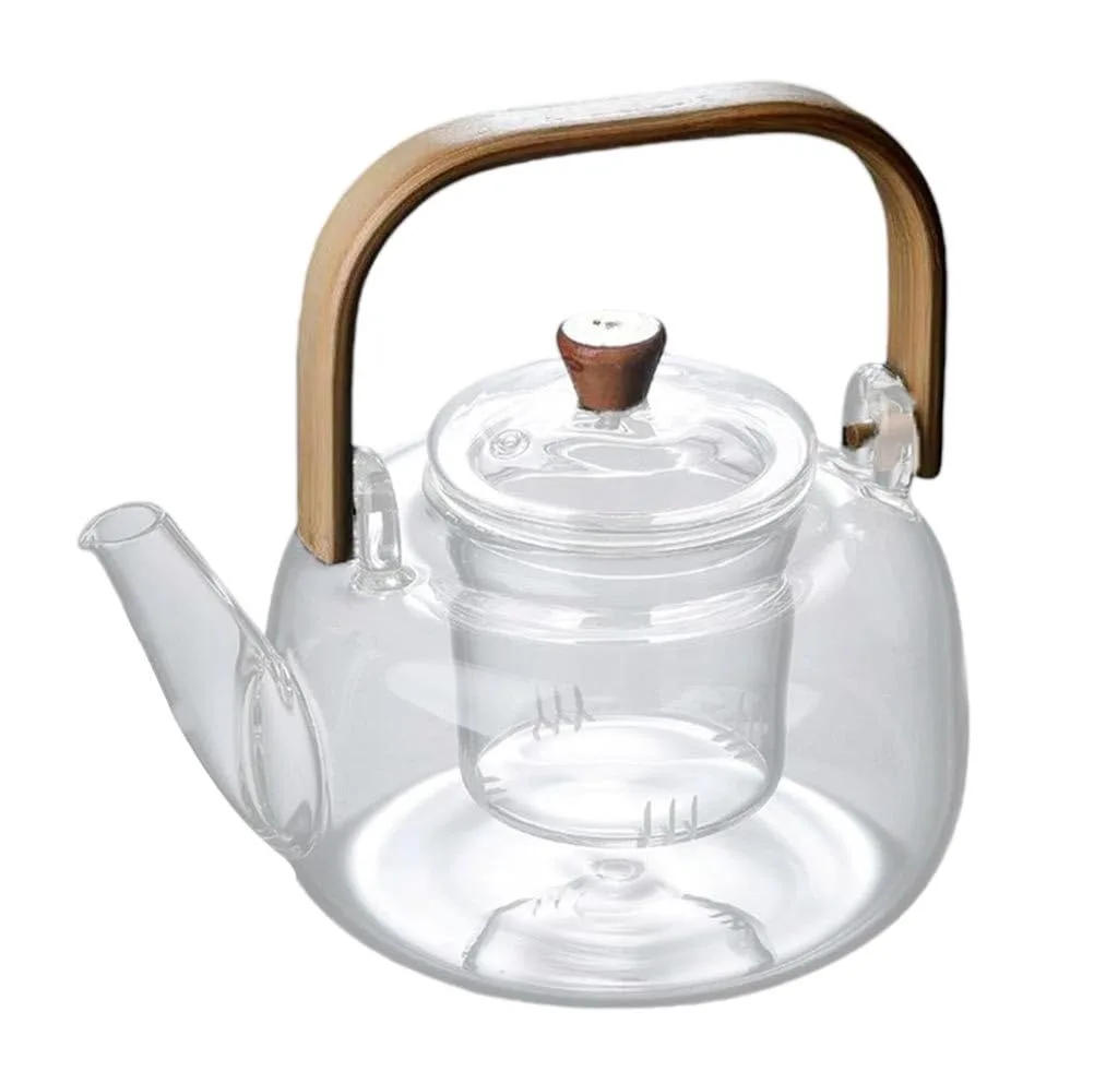 قوری مدل ویداستی دسته بامبو کد 1369n 800cc