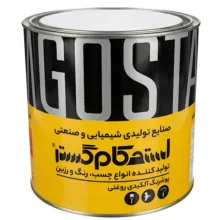 رنگ زرد کاترپیلاری نیم براق استحکام گستر کد ۳۰۰۶ حجم ۴ لیتر