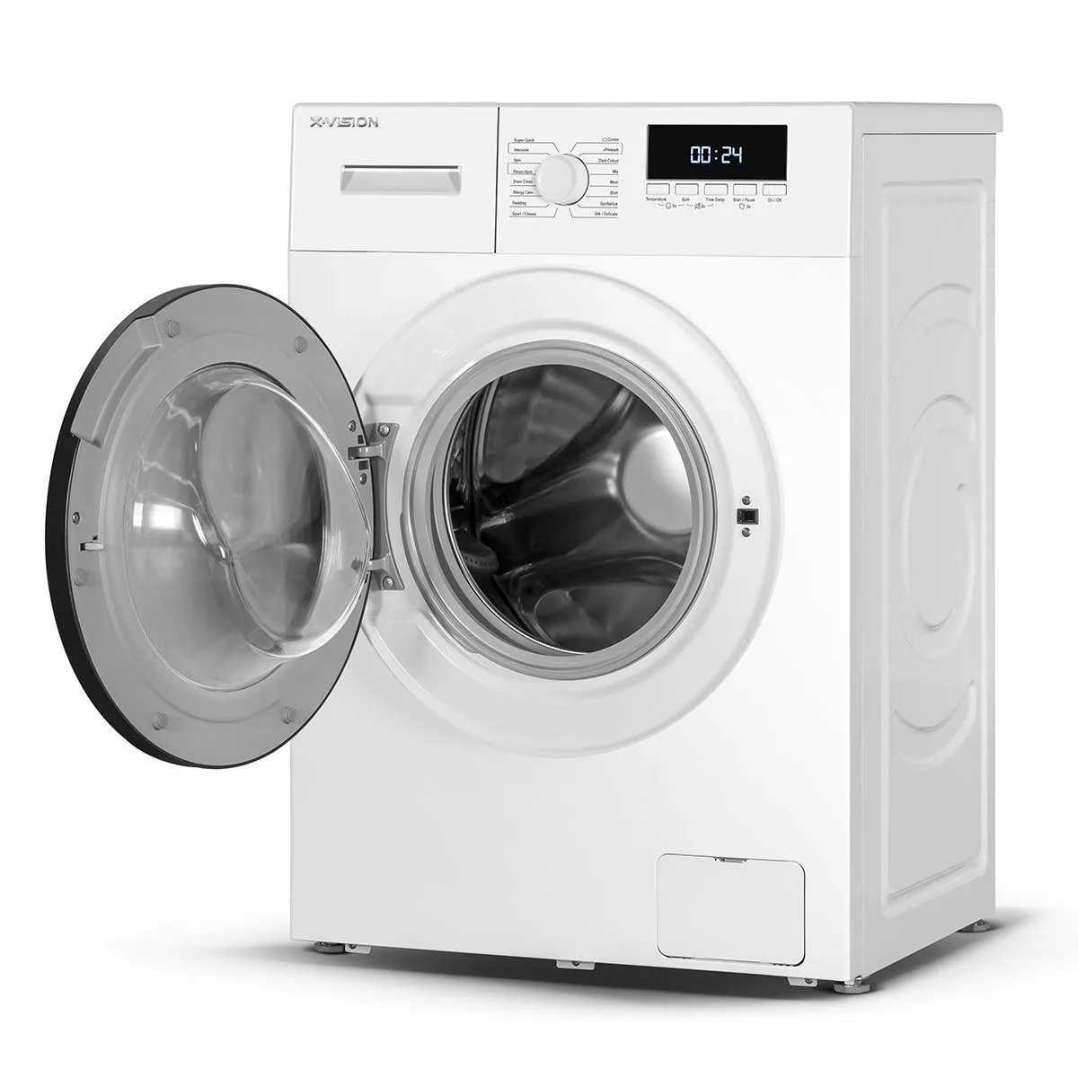 ماشین لباسشویی ایکس ویژن مدل TE84 AW ظرفیت 8 کیلوگرم