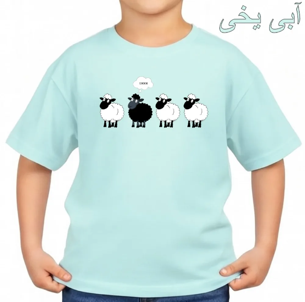تی‌شرت آستین کوتاه بچگانه مدل ببعی کد v3