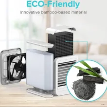 مینی کولر رومیزی مدل Microhoo Snowman Lite MH01RB