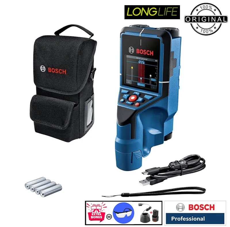 ردیاب دیجیتالی بوش مدل D-Tect 200 C Advanced Technology + Extra Batery 12V