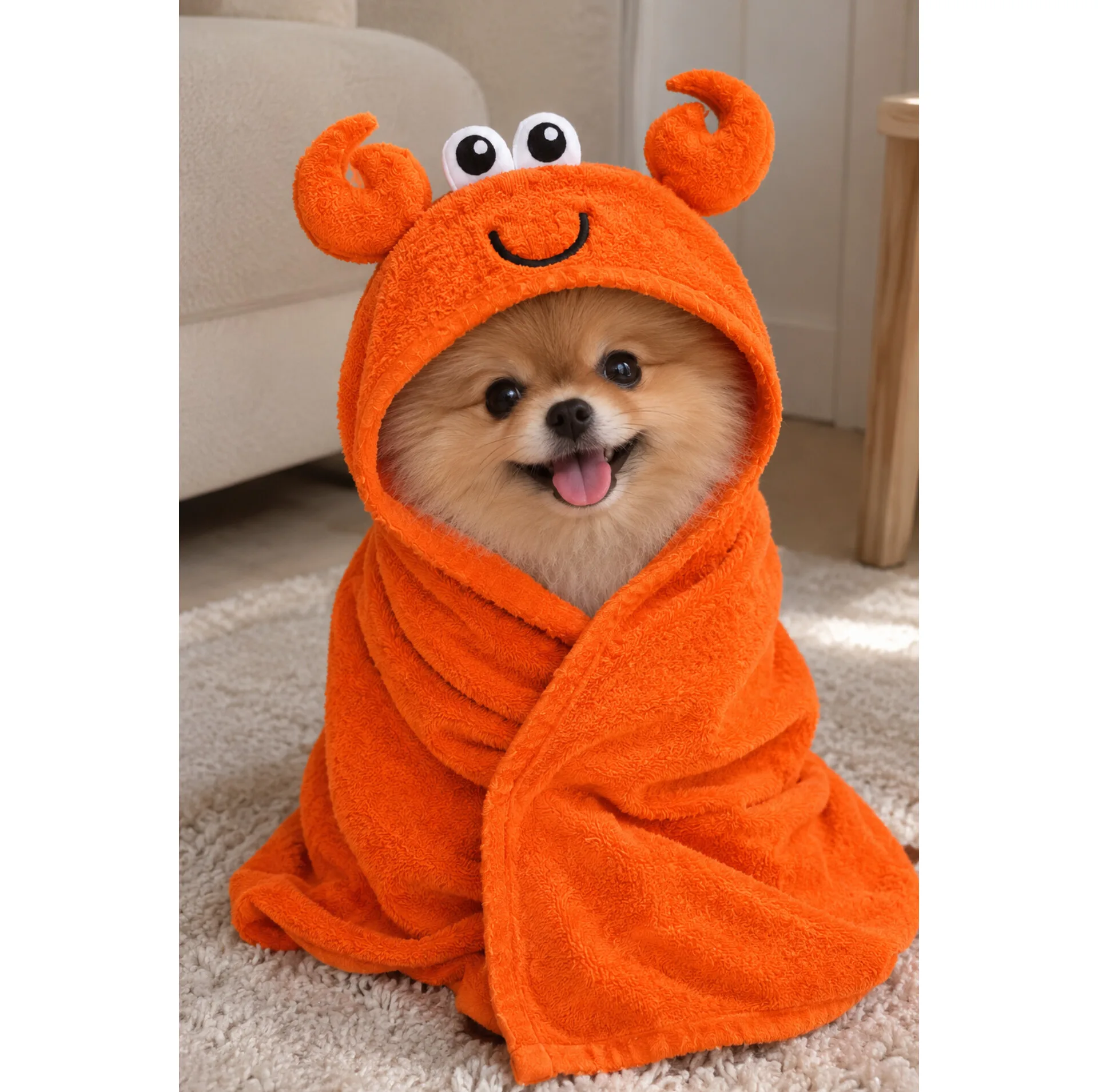 حوله سگ و گربه مدل crab2 سایز M