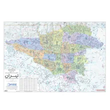 نقشه راهنمایی مناطق 22 گانه شهرداری تهران گیتاشناسی نوین کد L1473