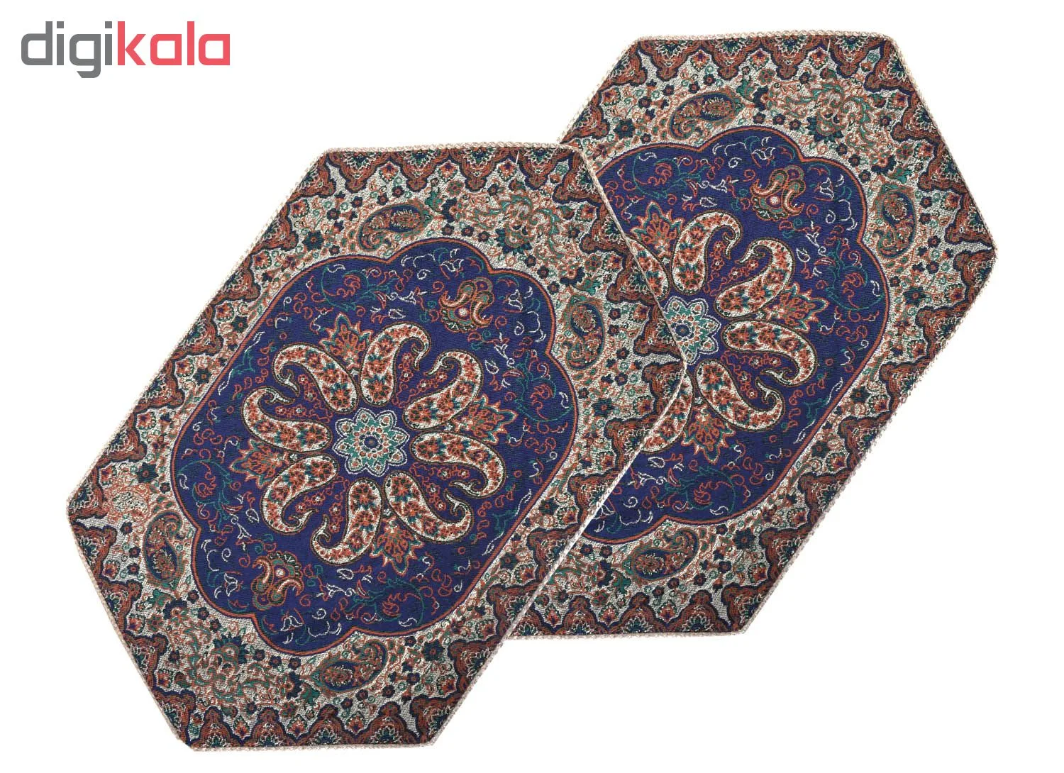 رومیزی ترمه مدل Carbon5/5 مجموعه 5 عددی