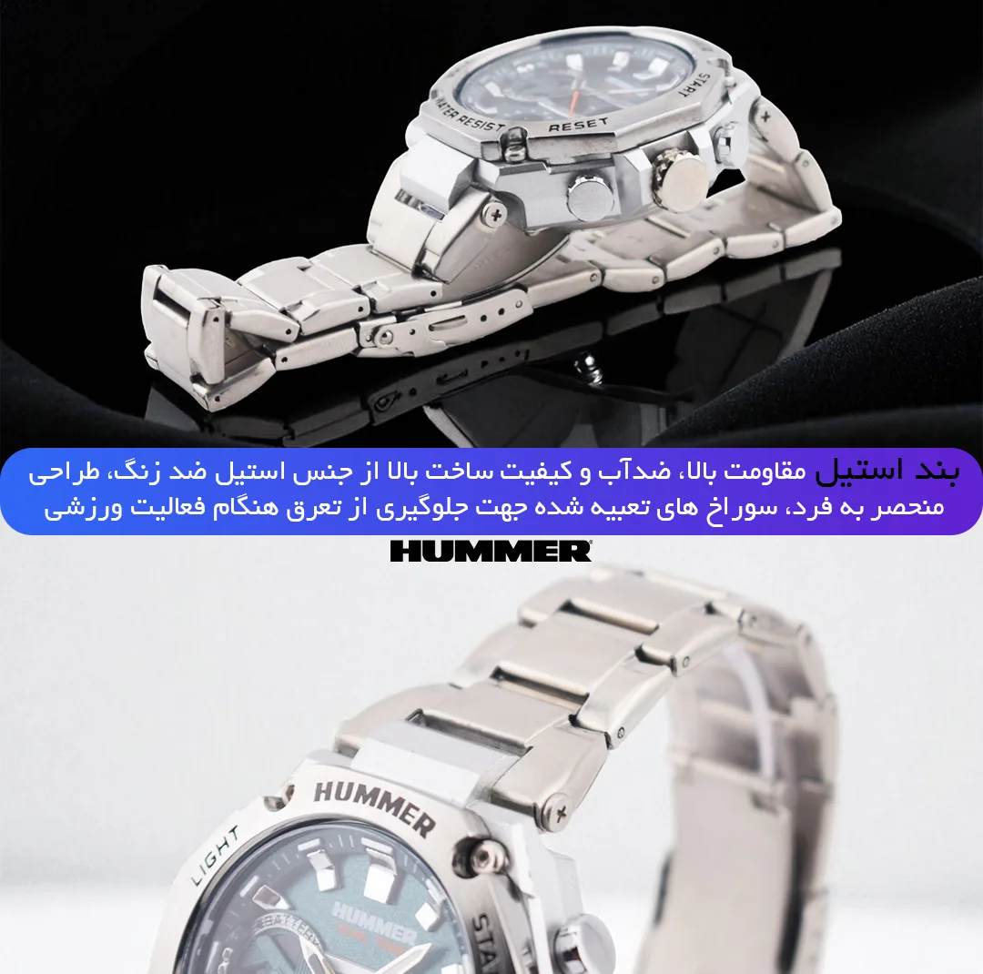 ساعت مچی عقربهای کوارتز مردانه هامر مدل HM1444-C1