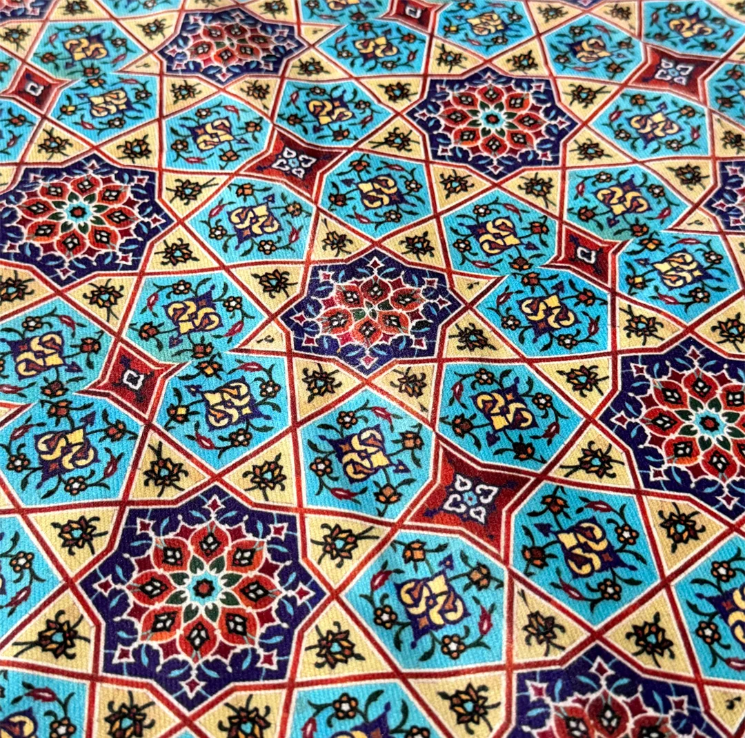 ست رومیزی 4 تکه مدل فیروزه