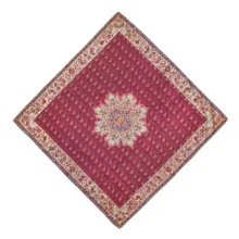 رومیزی ترمه عدل کشمیر طرح گل فرنگ مدل z1