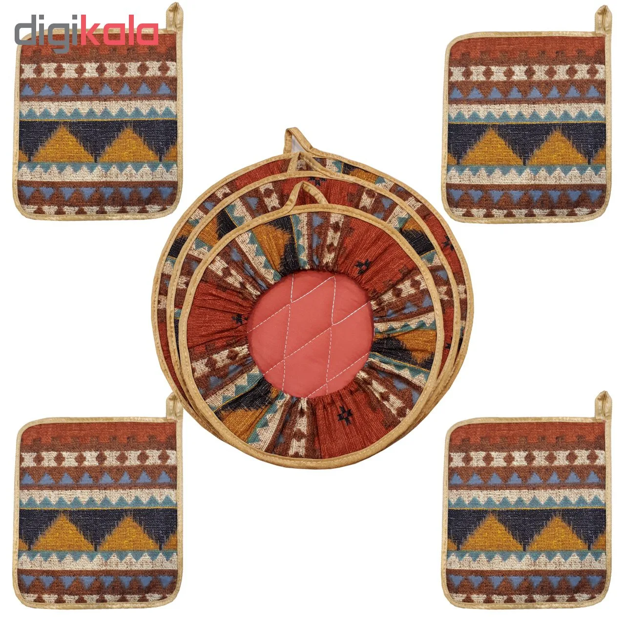 سرویس آشپزخانه 7 تکه طرح گبه کد LR2224