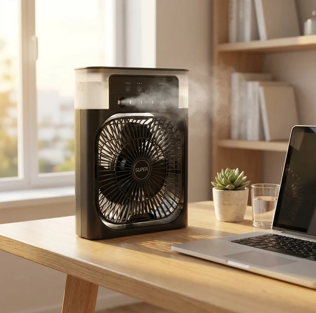 پنکه رومیزی مدل مه پاش 3in1 Air Cooler