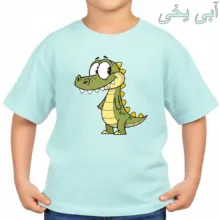 تی‌شرت آستین کوتاه بچگانه مدل تمساح بامزه کد v1