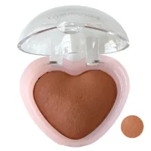 رژ گونه تکی کوین اند کوکو مدل Heart با شماره رنگ 3، مات و با پیگمنت بالا، ماندگاری 12 ساعت