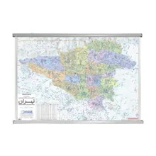 نقشه راهنمایی مناطق 22 گانه شهرداری تهران گیتاشناسی نوین کد L1473