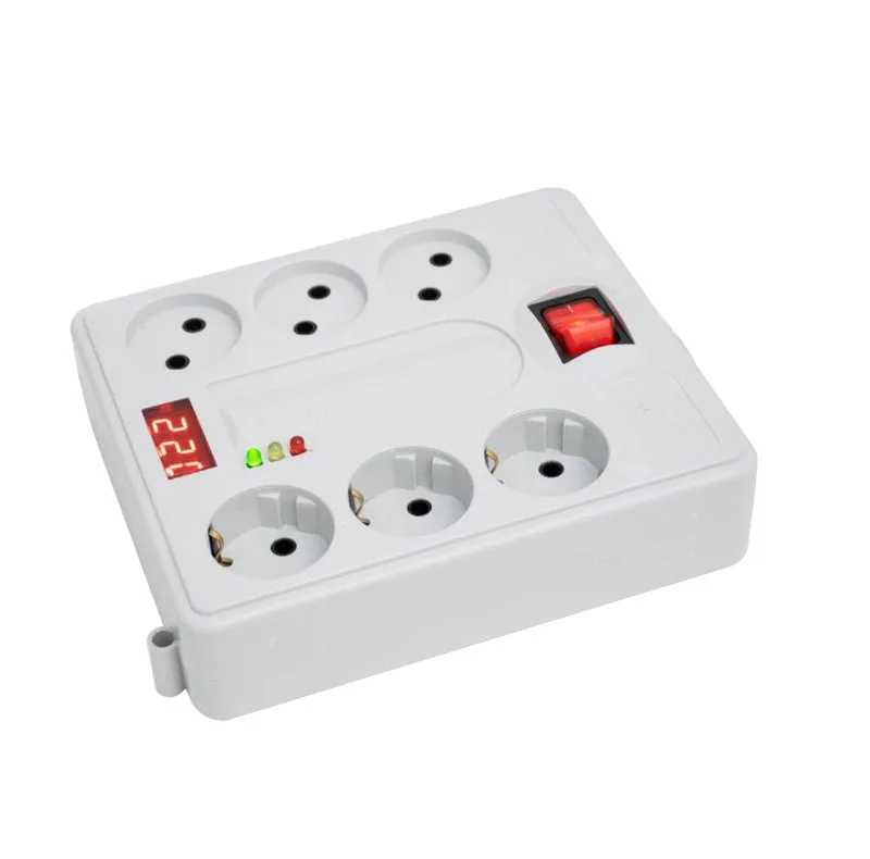 محافظ ولتاژ پارت الکتریک مدل 6 شاخه کد P-1800